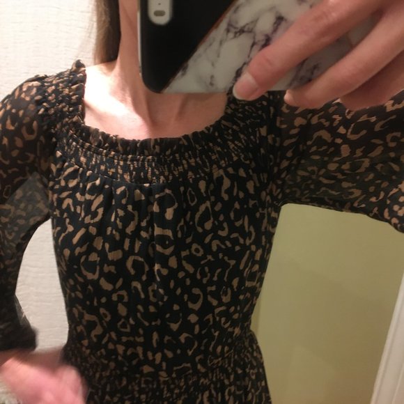 Fate abstract print ruffle dress - Picture 5 of 8